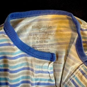 Magnetic Me footed pajamas (0-3 months) (8-12 lbs)